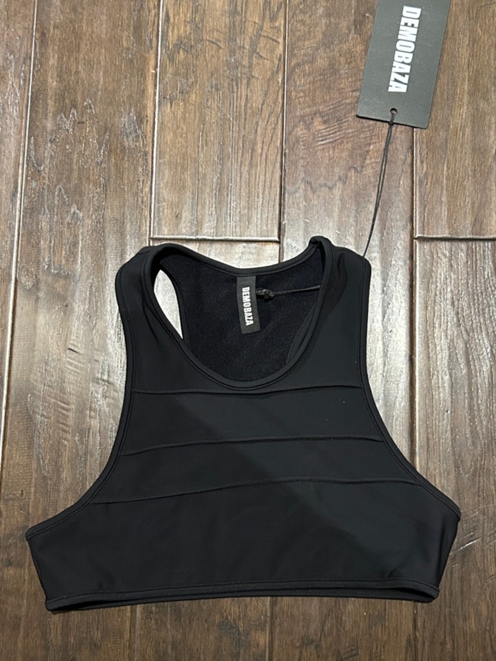 *New* DEMOBAZA: Black Crop Top